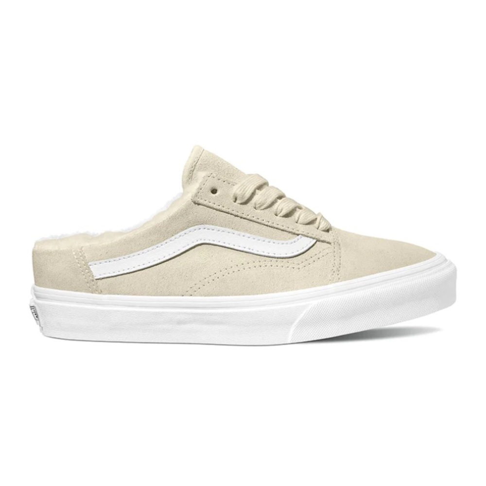 Vans Suede Women’s Old Skool Mule Sherpa Womens 10 or Mens 8.5